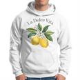 La Dolceita Lemon Italian Summer Limoncello Amalfi Coast Kapuzenpullover