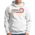 I Love Kendrick Personalizado Retro Sunset Primer Nombre Sudadera
