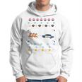 Police Navidad Ugly Christmas Sweater Police Christmas Kapuzenpullover