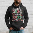 Adiós 2024 Hola 2025 Feliz Navidad Feliz Año Nuevo 2025 Sudadera Regalos para él