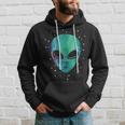 Alien Head Starry Night Sky Fun Kapuzenpullover Geschenke für Ihn