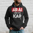 Arai Cape Thai Script Saying Thailand Kapuzenpullover Geschenke für Ihn