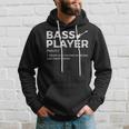 Bass Player Definition Bassist For Musicians Kapuzenpullover Geschenke für Ihn