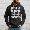 Boy Who Loves Dinos Letras Divertidas Con Diseño De Dinosaur Sudadera Regalos para él