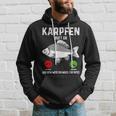 Carp Fishing I Saying Angler Dad Carp Fishing Kapuzenpullover Geschenke für Ihn