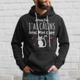 Chat Humour Je Peux Pas J'ai Câlins Avec Mon Chat Sweat à capuche Cadeaux pour lui