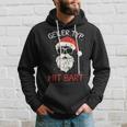 Christmas With Beard Santa Claus Christmas Beard Carrier Kapuzenpullover Geschenke für Ihn