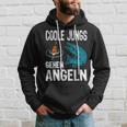 Cool Boys Going Fishing Fish Sports Fisherman Fishing Kapuzenpullover Geschenke für Ihn