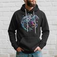Cool Galaxy Jockey Astronaute Sur Les Courses Hippiques Sweat à capuche Cadeaux pour lui