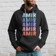 Divertido Regalo Nombre Amir Personalizado Primer Nombre Sudadera Regalos para él