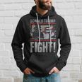 Donald Trump Fist Pump We Fight American Flag Trump 2024 Kapuzenpullover Geschenke für Ihn