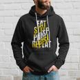 Eat Sleep Padel Repeat Padel Tennis Divertido Padelista Sin Mangas Sudadera Regalos para él