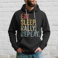 Eat Sleep Rally Repeat Rally Driving Kapuzenpullover Geschenke für Ihn