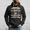 Febrero 2007 18 Años Hombre Cumpleaños Regalo Febrero 2007 Sudadera Regalos para él