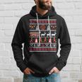 Fireman Ugly Christmas Sweater Fireman Fire Brigade Kapuzenpullover Geschenke für Ihn