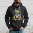 Frog Headphones Colourful Animal Print Kapuzenpullover Geschenke für Ihn