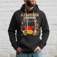 Hamburgo Alemania Souvenir Bandera Alemana Mapa Hamburgoacaciones Sudadera Regalos para él