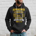 Handwerker Hourly Sale Kapuzenpullover Geschenke für Ihn