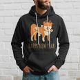 Happy Shiba Dog Celebrates New Year's Eve In Christmas Lights Kapuzenpullover Geschenke für Ihn