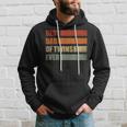 Hombre Padre De Gemelos Retro Papá Gemelo Papá De Mellizos Sudadera Regalos para él