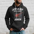 Just A Boy Who Loves Jamon Jamon Sudadera Regalos para él