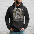 Legends 1972 Born intage 1972 Birthday Kapuzenpullover Geschenke für Ihn