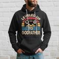 Leveled Up To Godfather Retro Promocionado A Padrino Regalo Sudadera Regalos para él