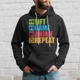 Lift Anime Game Repeat Gym For Geeks And Nerds Kapuzenpullover Geschenke für Ihn