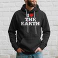 I Love The Earth Heart Environmental Alist Kapuzenpullover Geschenke für Ihn