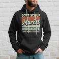 Marcel Name Saying Gott Schuf Marcel Kapuzenpullover Geschenke für Ihn