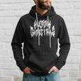 Merry Christmas Death Metal Metal Goth Xmas Kapuzenpullover Geschenke für Ihn