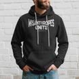 Misanthropes Unite Astociales Inverted Distressed Kapuzenpullover Geschenke für Ihn