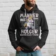 Name Holger Birthday Saying First Name Holger Kapuzenpullover Geschenke für Ihn