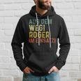 Roger Lustiger Spruch Nameorname Kapuzenpullover Geschenke für Ihn