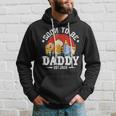 Soon To Be Daddy 2025 Retro Pregnancy Announcement Dad Kapuzenpullover Geschenke für Ihn