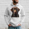 Brauner Labrador I Labrador Gesicht Kapuzenpullover Geschenke für Ihn