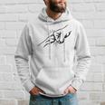 Dog And Man Hitting Hand Man Dog Friendship Bump Dog Paw Gray Kapuzenpullover Geschenke für Ihn