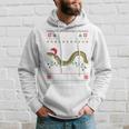 Eel I Want For Christmas I Angler Ugly Christmas Sweater Kapuzenpullover Geschenke für Ihn