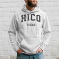 Hico Texas Tx Sportifintage Sweat à capuche Cadeaux pour lui