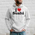 Japanese Food I Love Heart Sushi Kapuzenpullover Geschenke für Ihn