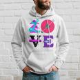 Love Colourful Typography For Creative Individuality Blue Kapuzenpullover Geschenke für Ihn