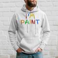I Love To Finger Paint Finger Painting Finger Paints I'm Paint Kapuzenpullover Geschenke für Ihn