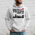 Niños Somebody In Toledo Loves Me Sudadera Regalos para él