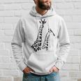 Paire De Girafe En Noir Et Blanc Pour Les Amateurs De Girafe Sweat à capuche Cadeaux pour lui