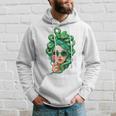 Sunglasses Green Snake Hair Hairstyle Medusa Kapuzenpullover Geschenke für Ihn