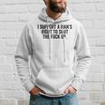 I Support A Man's Right To Hold The Damn Flap Feminist Kapuzenpullover Geschenke für Ihn