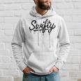 Swifty Fan Merch Ns First Name Taylor Outfit Drip Gray Kapuzenpullover Geschenke für Ihn