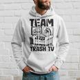 Team Trash Tv Raccoon Gray Kapuzenpullover Geschenke für Ihn