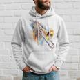 Trombone Instrument De Musique Motif Trombone Sweat à capuche Cadeaux pour lui