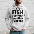 Two Fish Together Forever Angler Kapuzenpullover Geschenke für Ihn